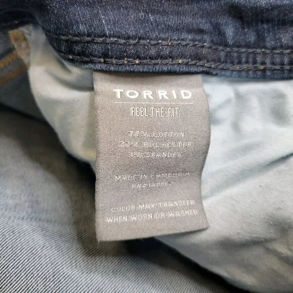 Torrid Women's Size 20R Jeans Luxe Slim Boot - Picture 4 of 4